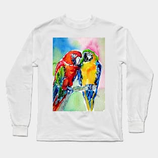 Parrots in love Long Sleeve T-Shirt